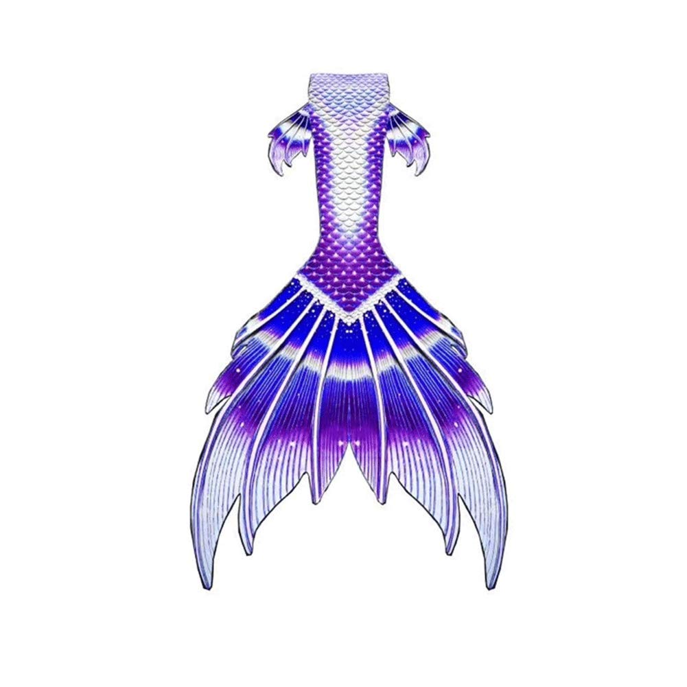 **Colorful Mermaid Swimsuit with Monofin - Girls' Bikini Swimming Costume & Mermaid Tail for Pool, Beach, and Underwater Photography - Perfect Gift for Kids & Teens**