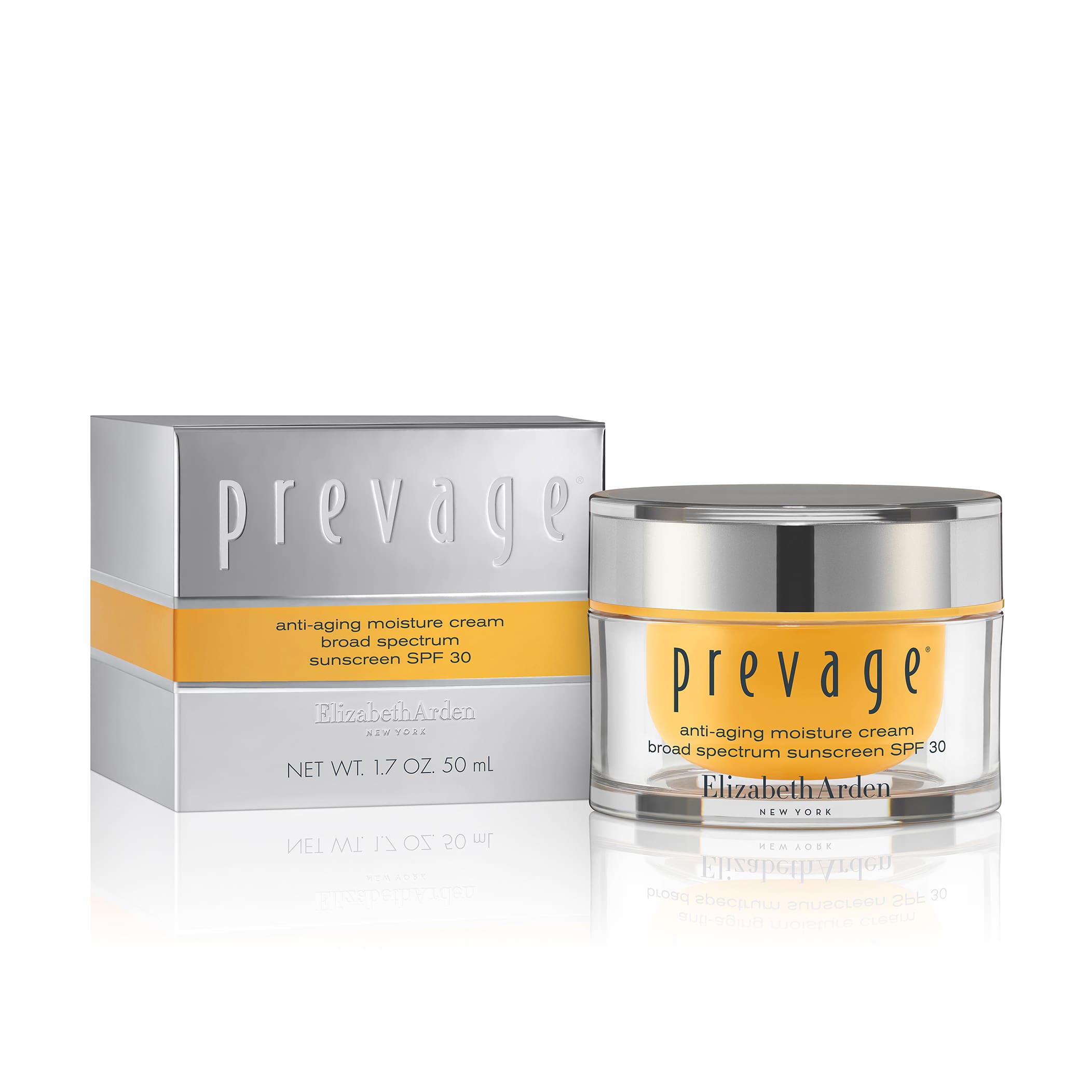 Elizabeth Arden PREVAGE® Anti-Aging Moisture Cream with SPF 30 | Broad Spectrum Sunscreen for Face | Day & Night Hydration for Youthful Skin | Perfect for Daily Use & Outdoor Activities