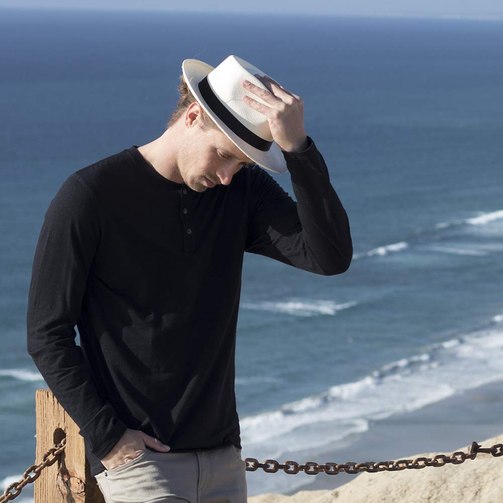 Genuine Havana Retro Panama Straw Hat - Classic Lightweight Summer Hat for Men & Women - Perfect for Beach, Vacation, and Outdoor Activities