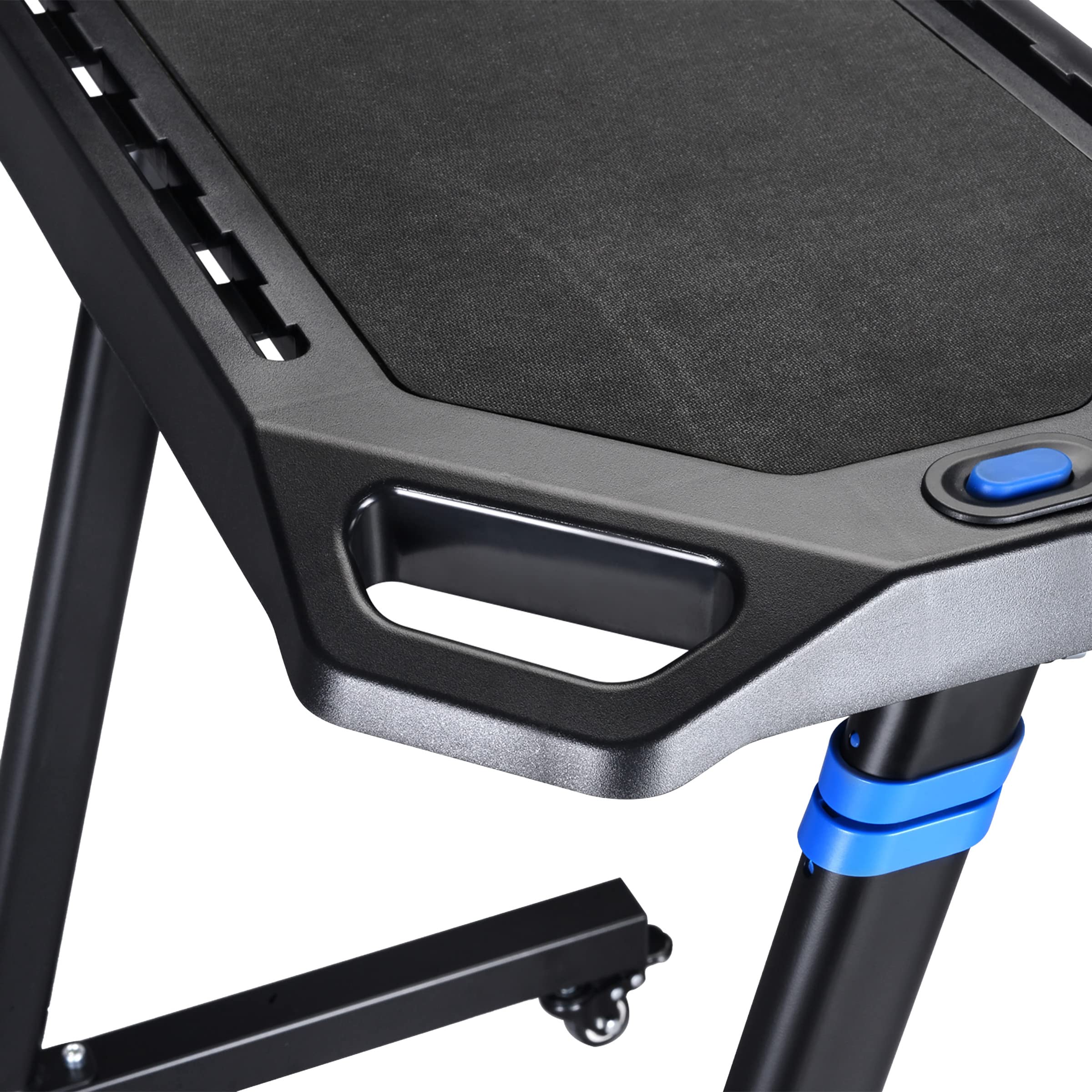 Adjustable Bike Desk - Rolling Laptop Cart for Exercise & Work - Home Office Fitness