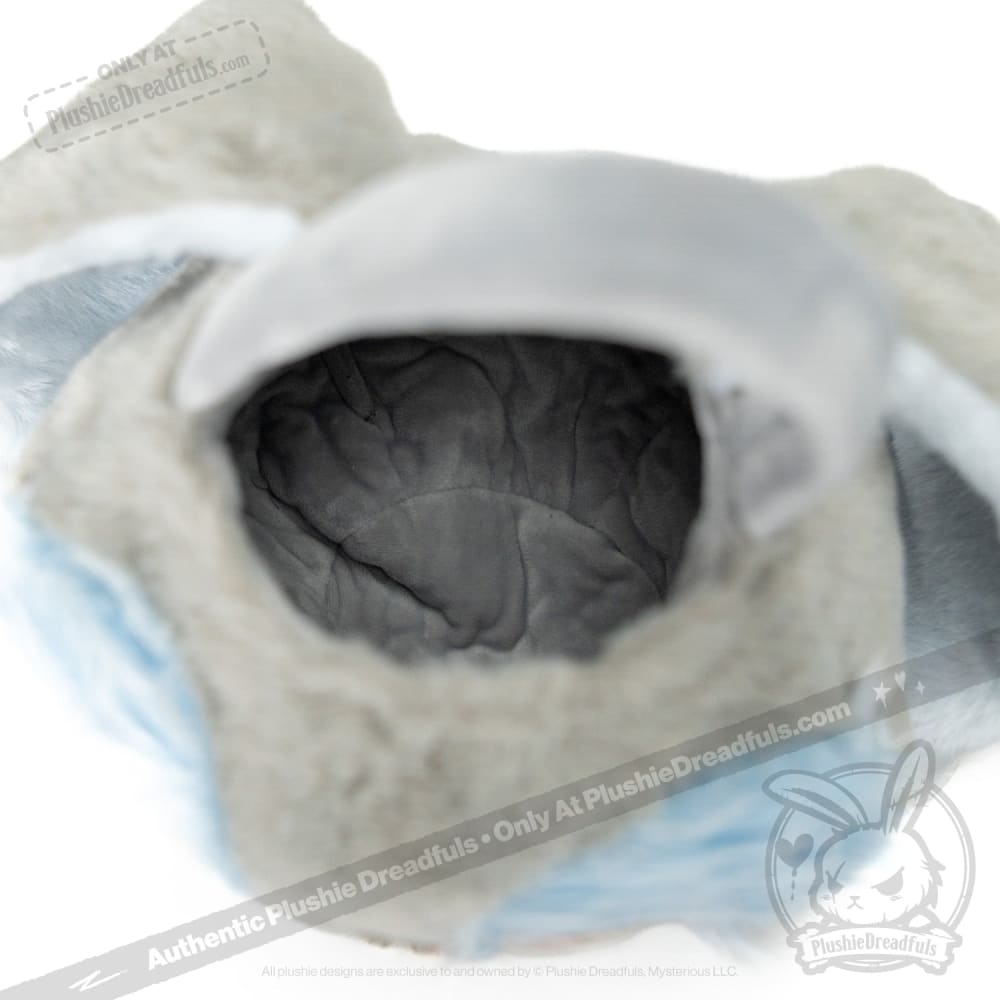 Plushie Dreadfuls Werewolf Bunny Stuffed Animal - Werebun the Cute & Spooky Head Bag for Halloween Decor, Cosplay & Gothic Collectors