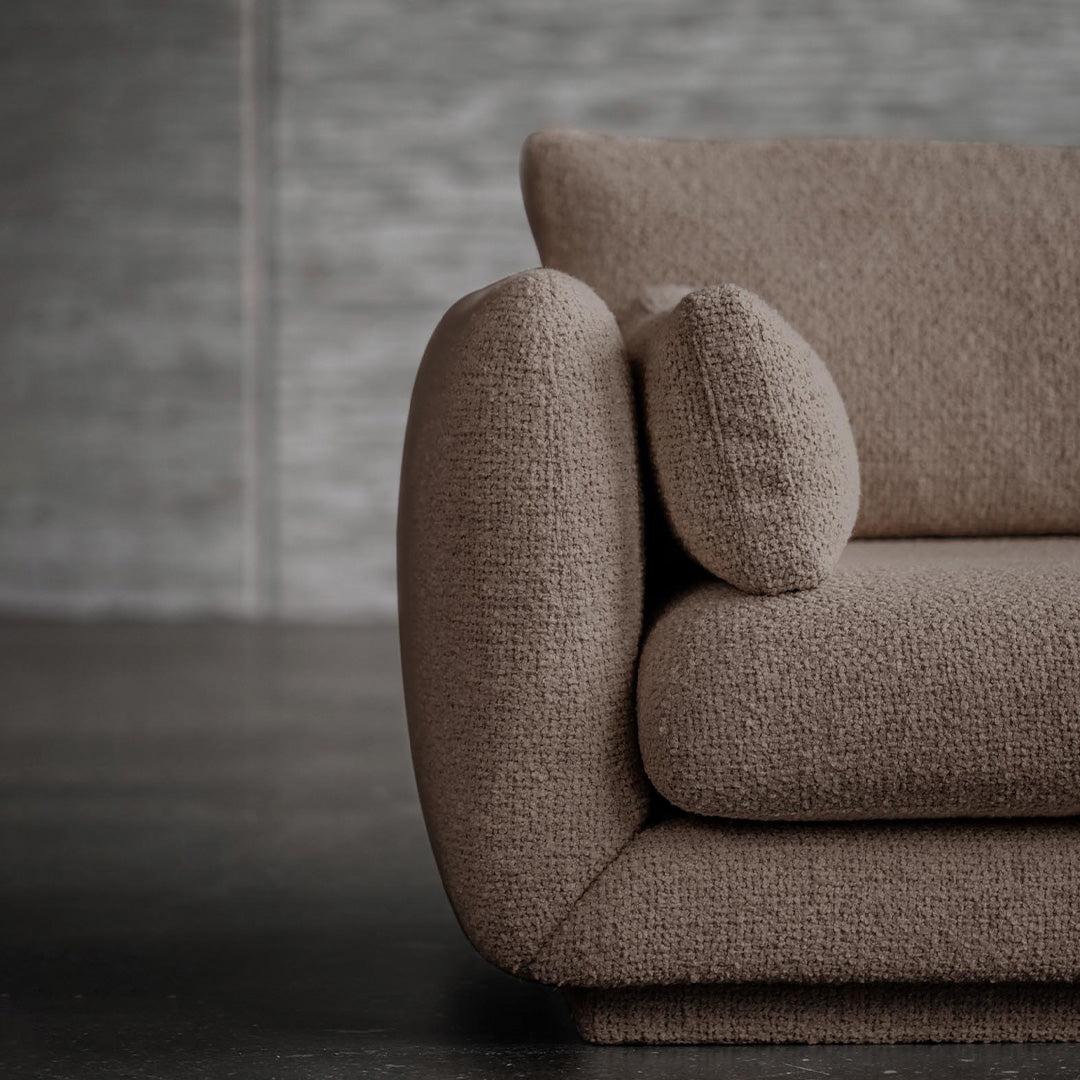 Bloom 3-Seater Sofa with Plinth Base - Modern Living Room Furniture for Comfortable Lounging and Entertaining