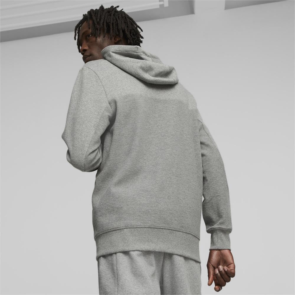 PUMA Men's BMW MMS Sweat Jacket - Lightweight Hooded Pullover for Casual Wear & Outdoor Activities | Running, Gym, Street Style