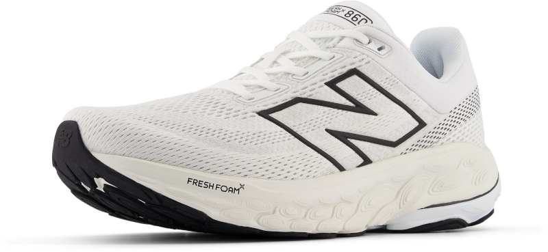 New Balance Men's Fresh Foam X 860v14 Wide Running Shoes in White - Comfortable Athletic Sneakers for Jogging, Gym Workouts & Daily Wear