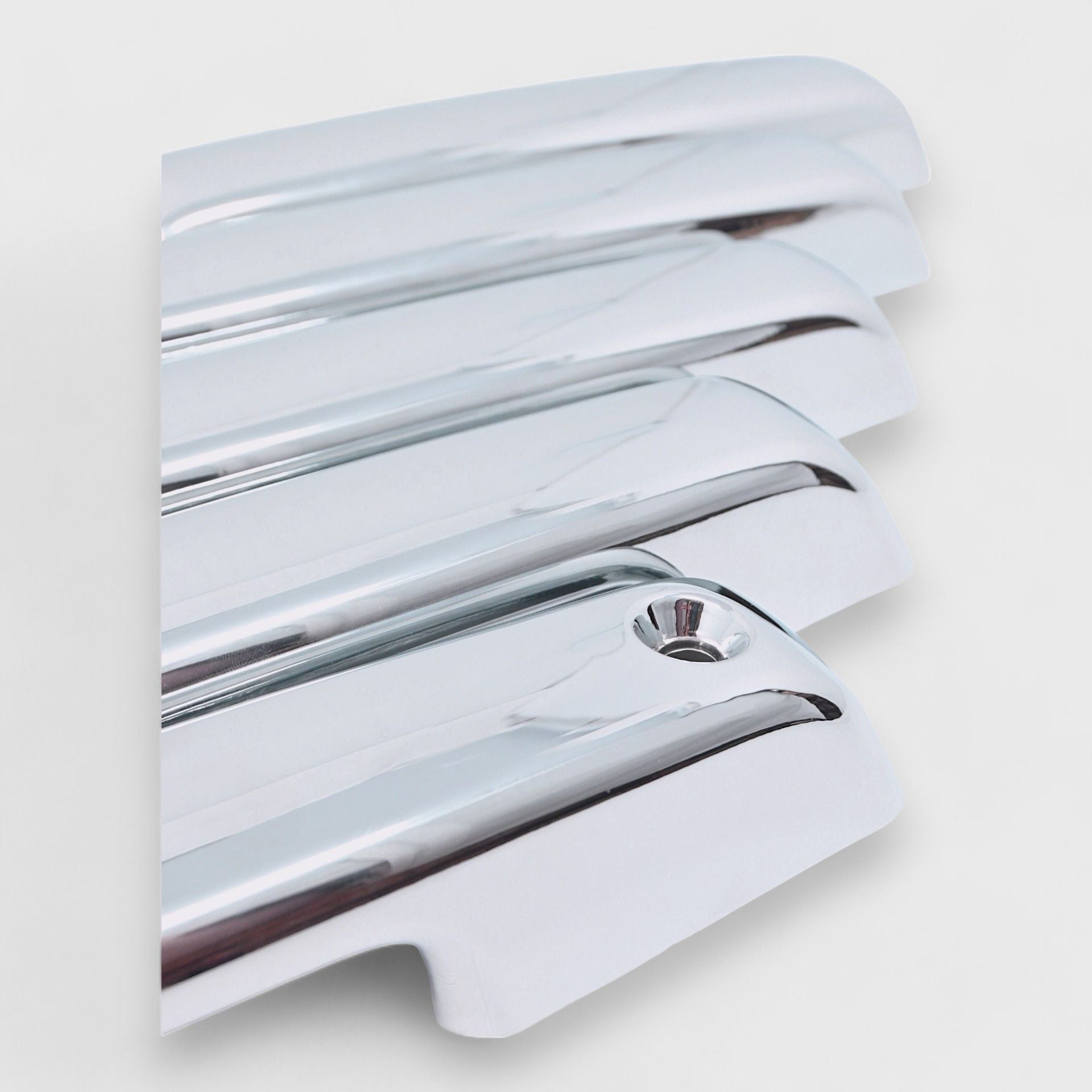 Chrome Door Handle Cover for Cars - No Smart Key Required - Universal Fit DH323 - Protect & Enhance Vehicle Appearance for Daily Commute & Road Trips