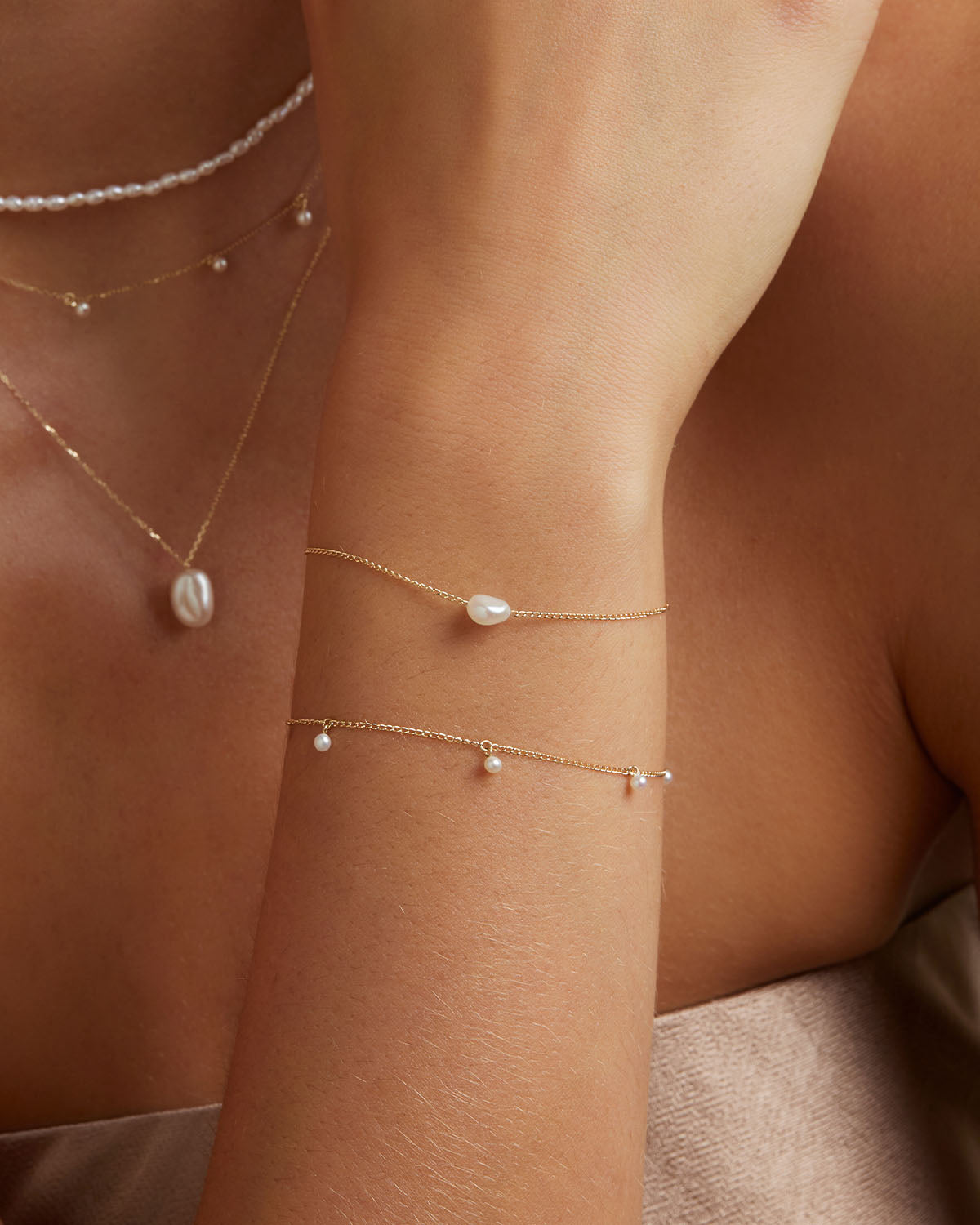 14K Solid Gold Tranquillity Bracelet for Women - Dainty Minimalist Yoga Meditation Jewelry - Perfect for Mindfulness, Spiritual Healing & Everyday Elegance