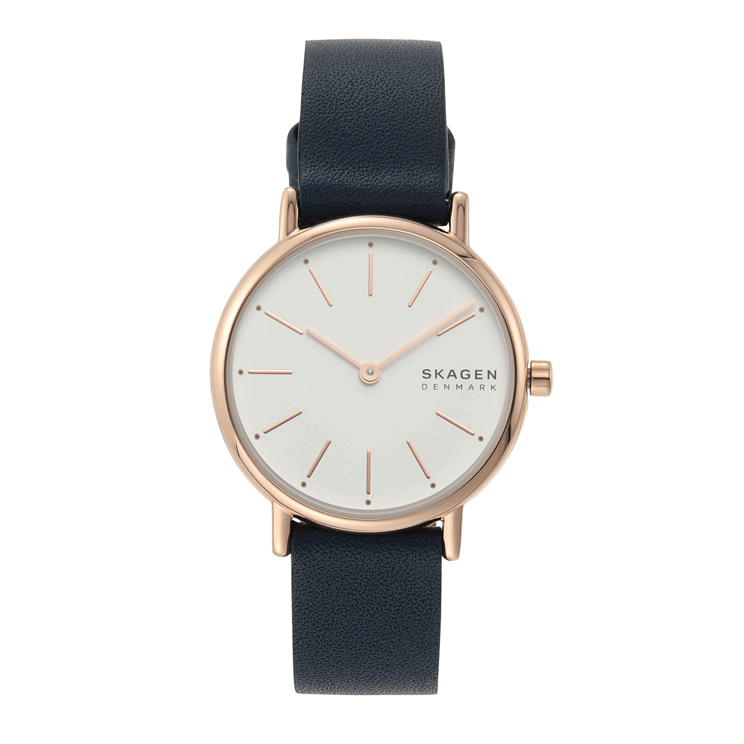 Skagen Women's Watch - Elegant Stainless Steel Analog Watch with Leather Strap | Perfect for Business, Casual & Everyday Wear