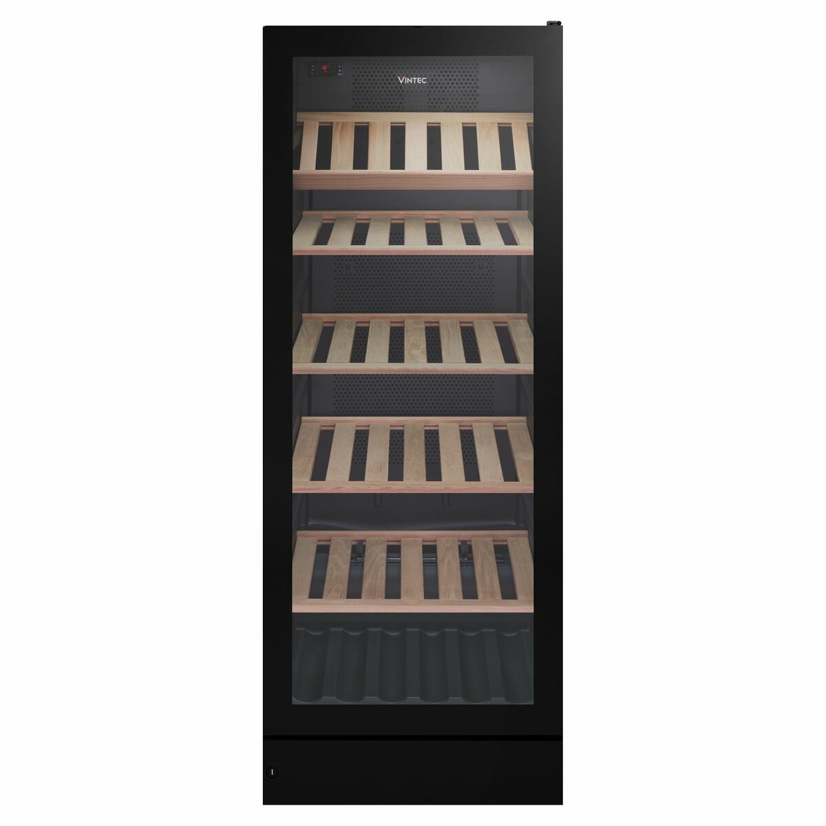 Vintec VWM148SBA 148-Bottle Dual Zone Wine Cooler Refrigerator - Premium Wine Storage Cabinet for Home, Restaurant, or Wine Cellar Use