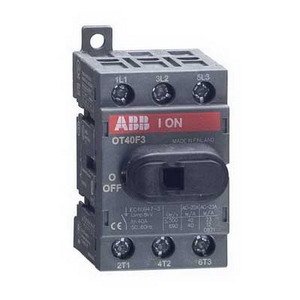 ABB OT63F3/B50 3-Pole Disconnect Switch, 600V AC, 30HP, 63A - Ideal for Industrial Electrical Panels, Motor Control & Power Distribution Systems