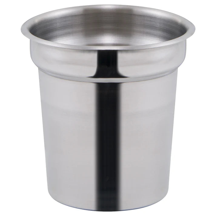 4 Quart Stainless Steel Food Insert - Commercial Kitchen & Catering Use - Perfect for Buffets, Restaurants & Food Service
