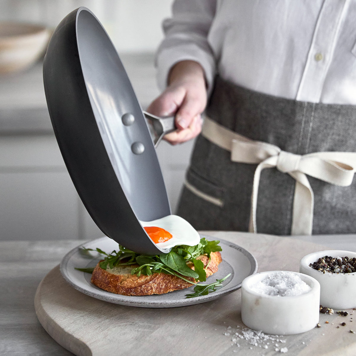 Paris Pro Ceramic Nonstick 12-Inch Frying Pan - PFOA Free, Healthy Cooking Skillet for Eggs, Pancakes & Stir Fry - Perfect for Gas, Electric & Induction Stovetops