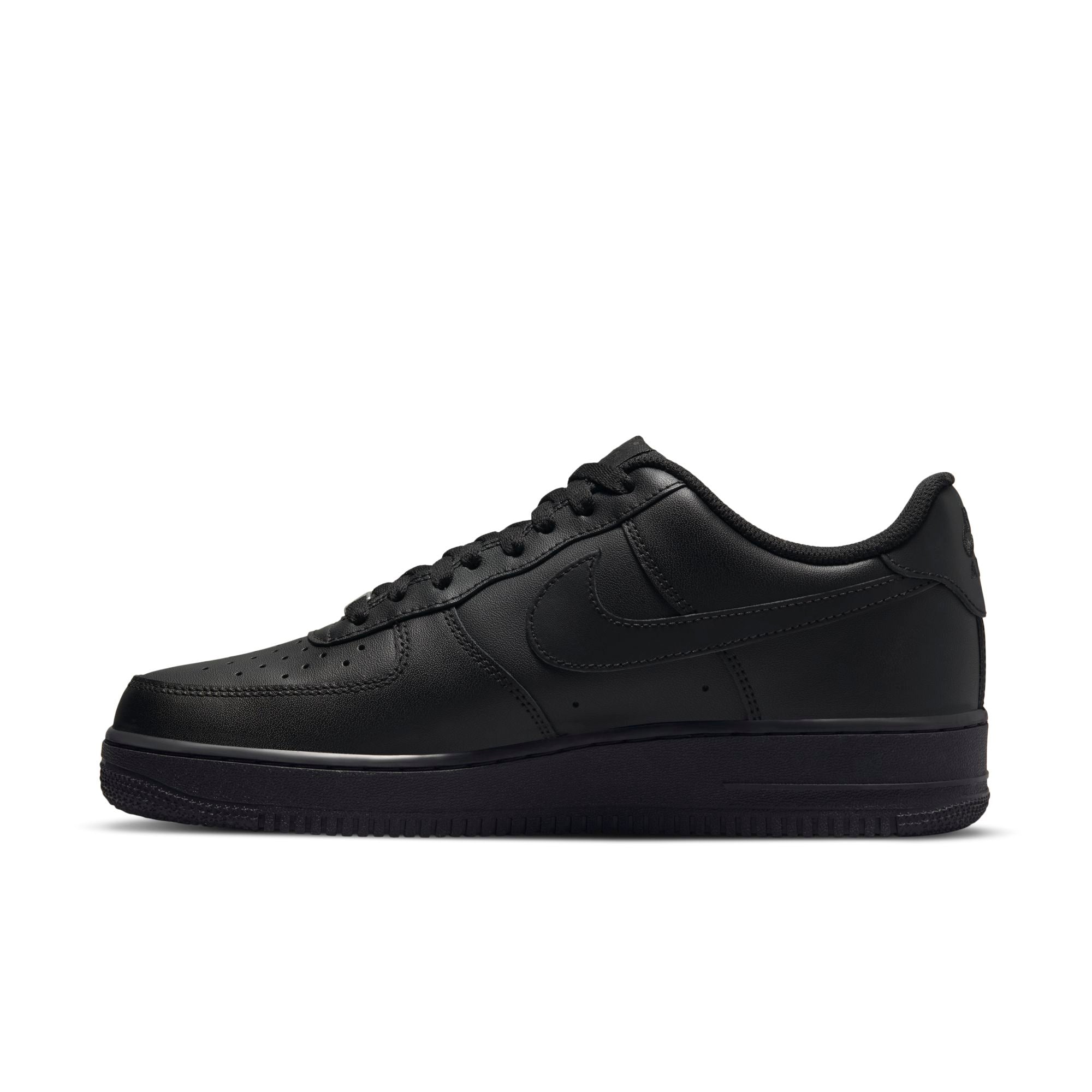 Nike Air Force 1 '07 Triple Black Sneakers - Men's/Women's Basketball Shoes for Casual Wear, Street Style & Everyday Comfort