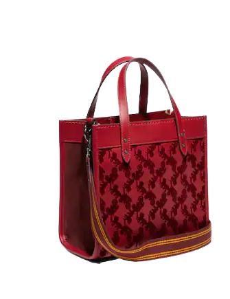 Coach Field Tote 22 Crossbody Bag with Horse & Carriage Print - Stylish Leather Shoulder Purse for Women, Perfect for Work, Travel & Everyday Use