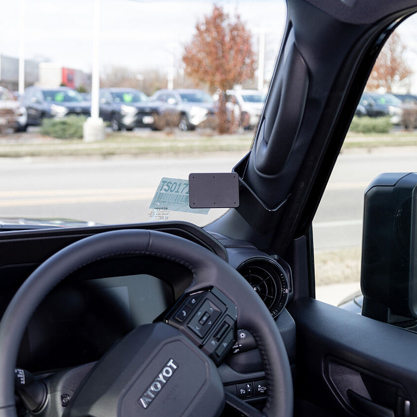 ClicOn No Holes Console Dash Mount for Toyota Prado 2024 2025 - Universal Phone Holder for Car - Perfect for GPS Navigation & Hands-Free Driving
