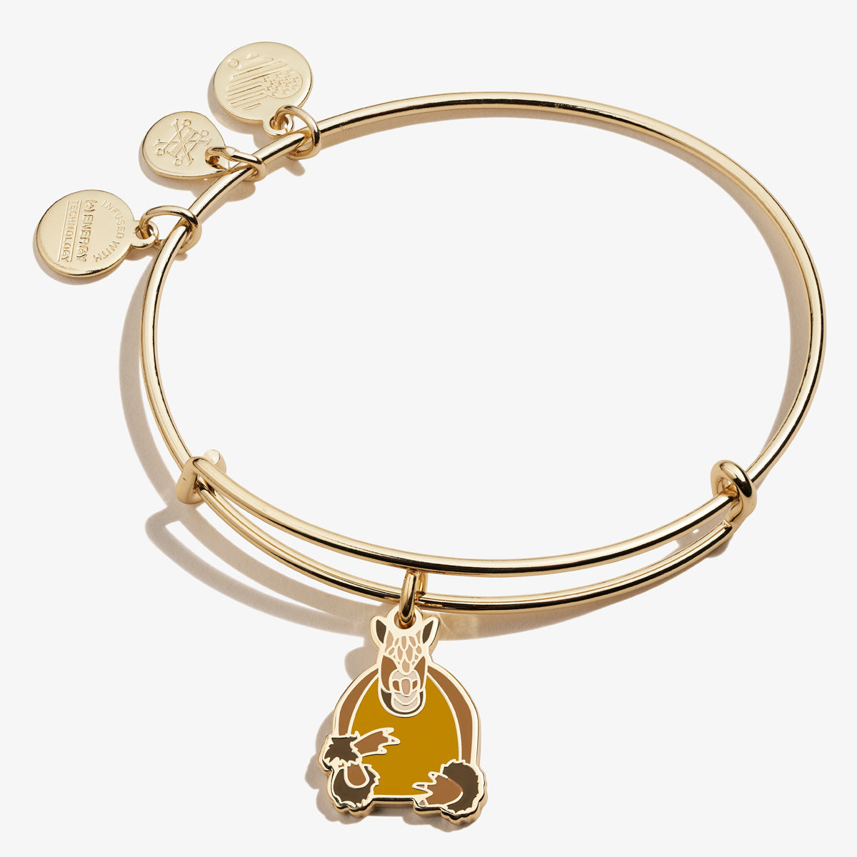 FRIENDS™ Holiday Armadillo Charm Bangle Bracelet - Official Licensed Merchandise - Perfect Gift for Friends Fans, Christmas & Holiday Parties