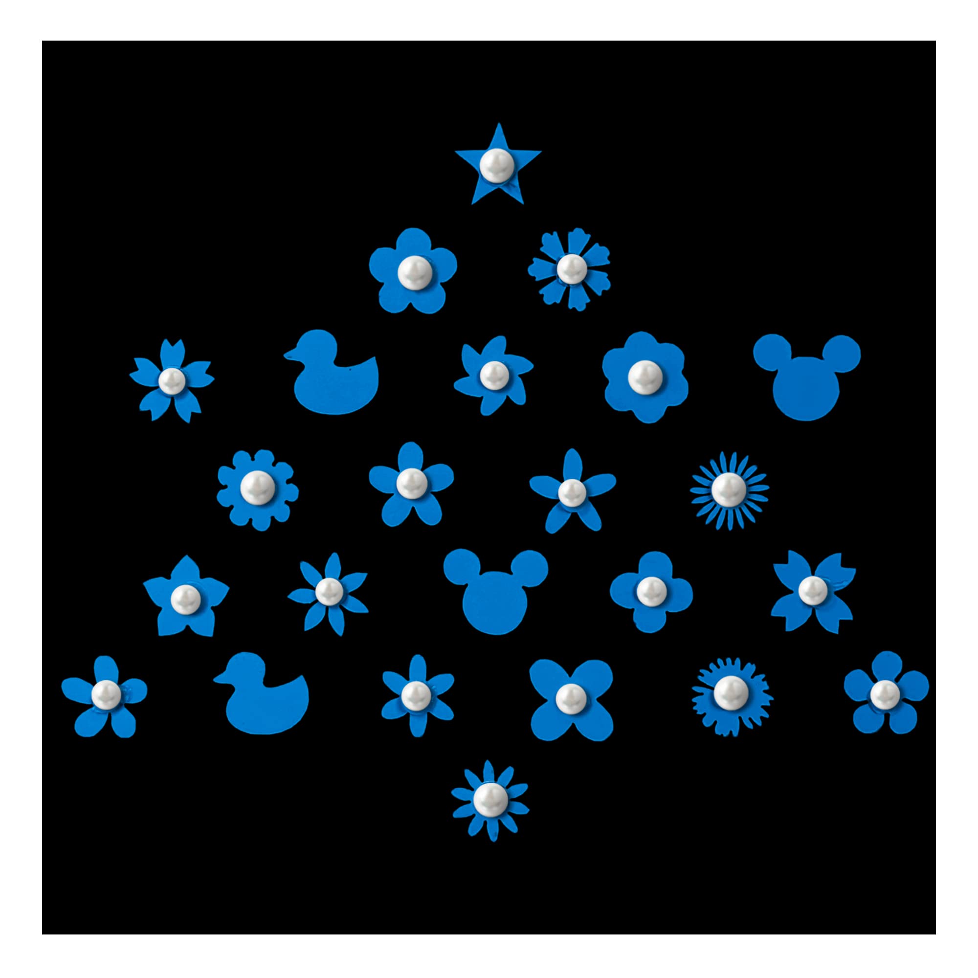 Comet Busters Cute Blue Baby Bindi Stickers for Kids - 6mm Face Decoration Stickers (Pack of BB029) - Perfect for Birthday Parties, Festivals & Cultural Events