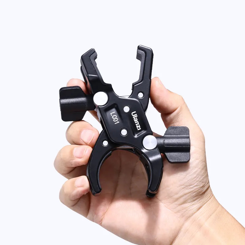 Ulanzi LC01 Super Clamp Mount for Light Stand - Heavy Duty Camera & Phone Holder for Photography, Video Shooting, Live Streaming & Studio Lighting