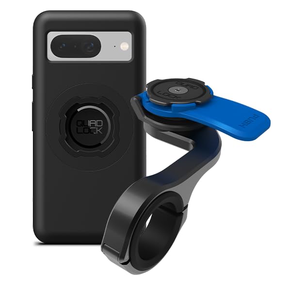 Quad Lock Out Front PRO Bike Phone Mount Holder Kit - Compatible with Google Pixel 8 & MAG Case | Secure Cycling Phone Mount for Road Bikes, Mountain Bikes & Commuting