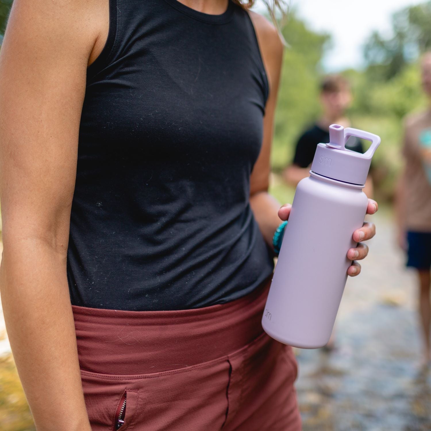 Summit Insulated Water Bottle with Straw & Chug Lid - 32oz Leakproof Stainless Steel Thermos for Gym, Hiking & Outdoor Activities