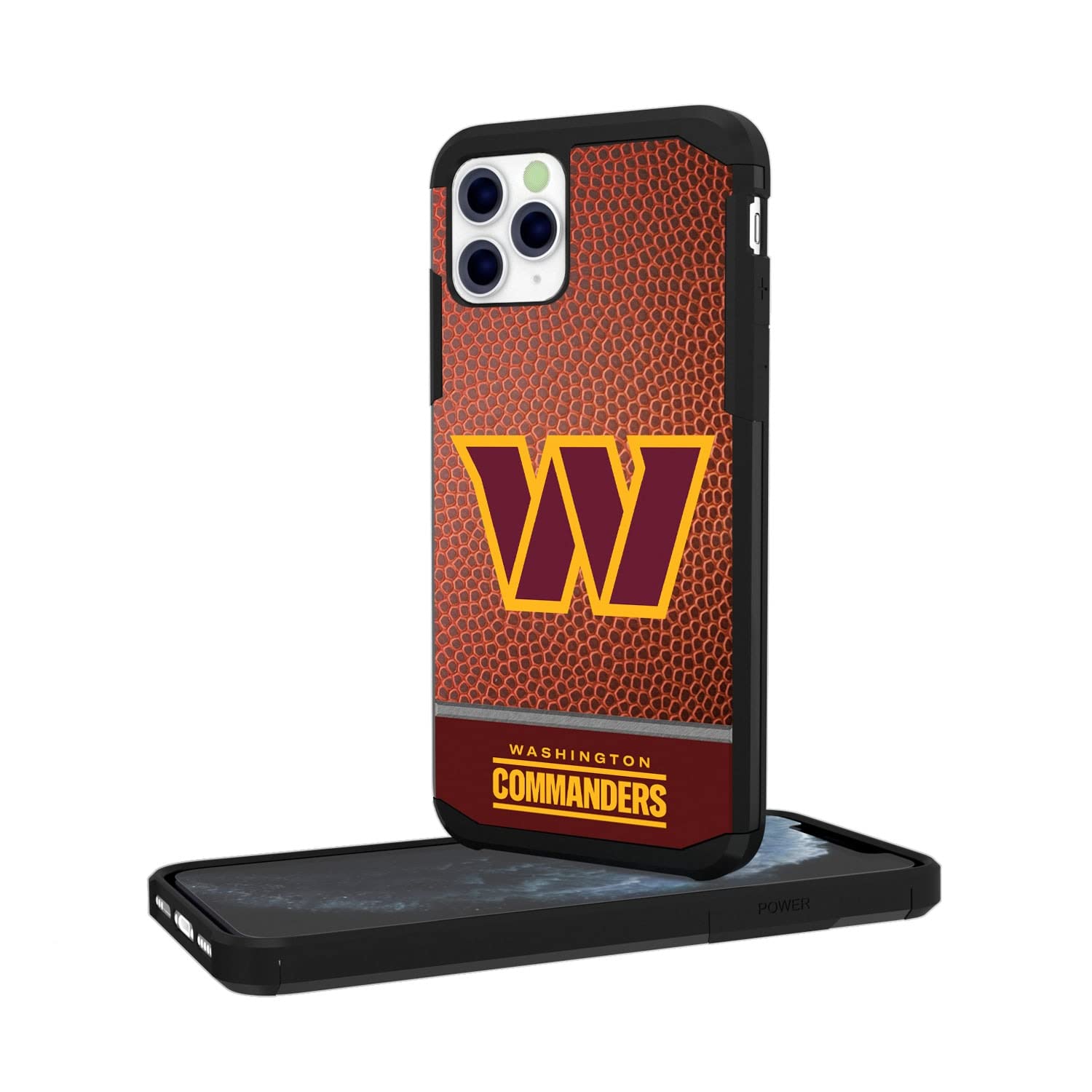 Washington Commanders iPhone Case - Rugged Football Wordmark Design - Durable Protection for iPhone 14/13/12/Pro/Max - Perfect for Game Day & Everyday Use