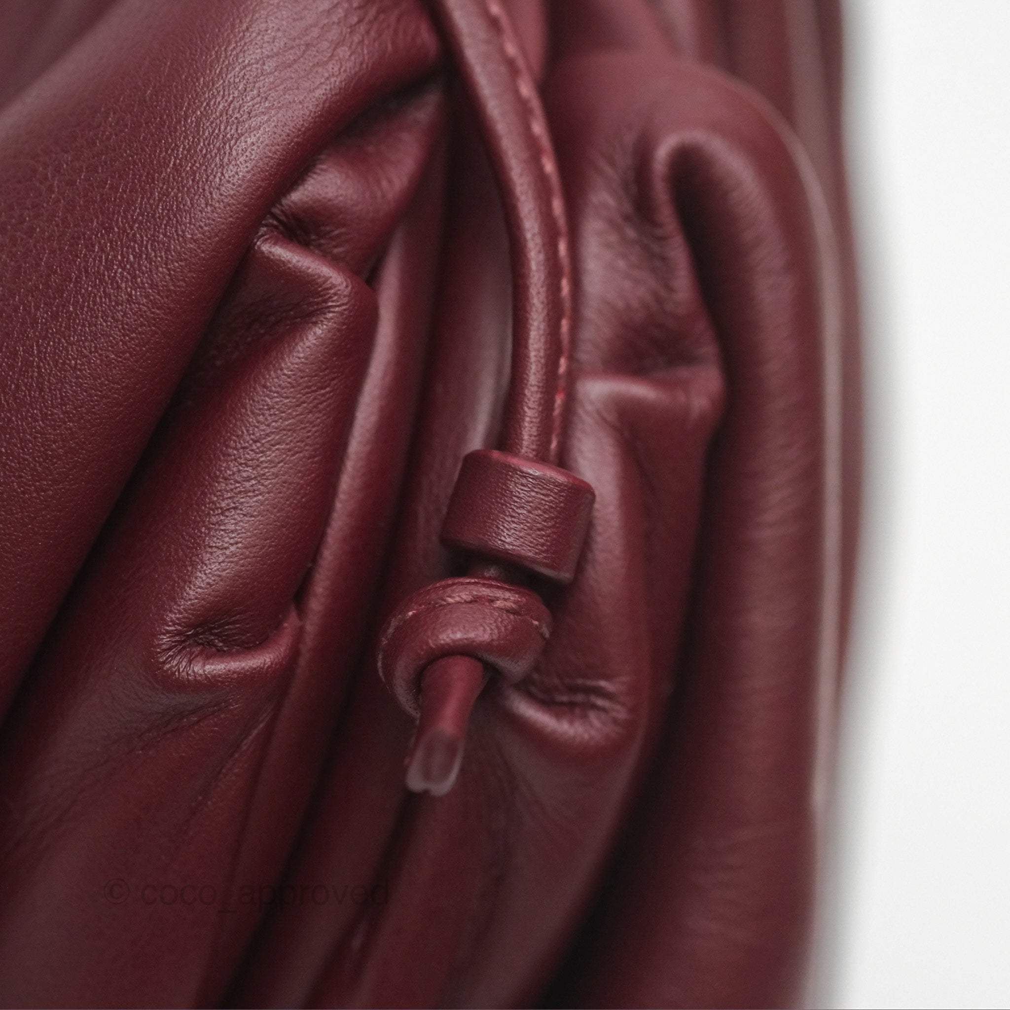 Bottega Veneta The Mini Pouch in Bordeaux Butter Calfskin Leather - Luxury Crossbody Bag for Women, Perfect for Evening Parties & Date Nights