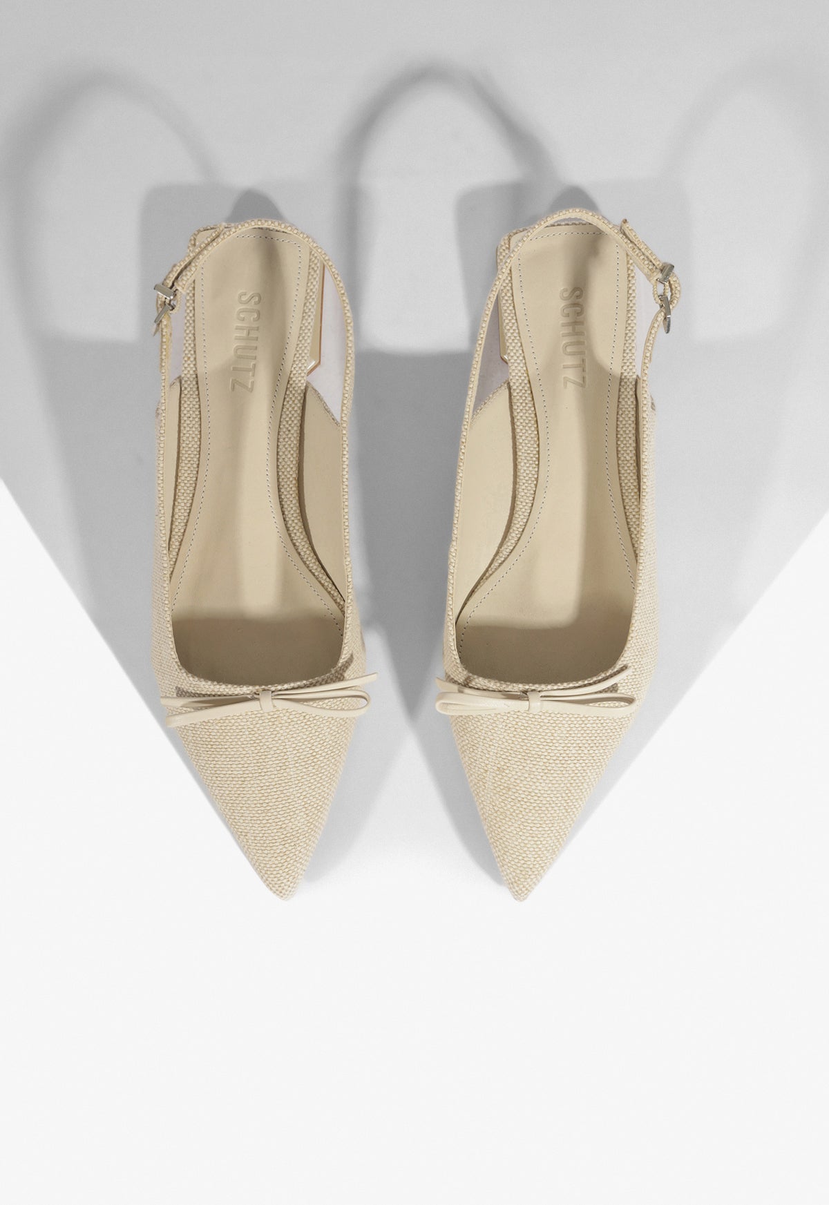 Violetta White Linen Ballet Flats for Women - Comfortable & Breathable Summer Shoes for Casual Wear, Office, and Travel
