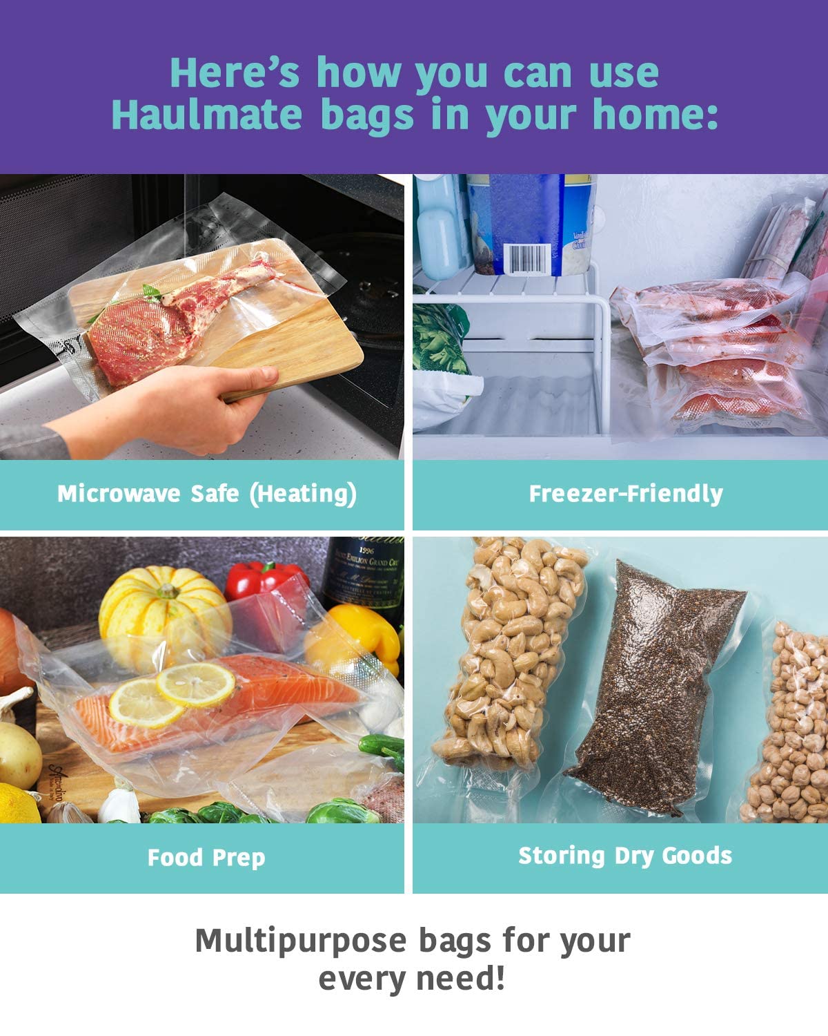HAULMATE Vacuum Sealer Bags - 11
