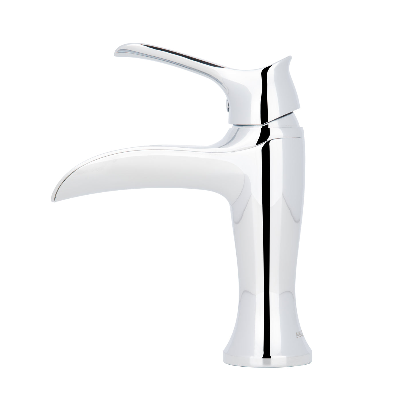 Eleganzia Series Single Lever Chrome Bathroom Faucet - Modern Water-Saving Design for Vanity, Sink & Powder Room Installation