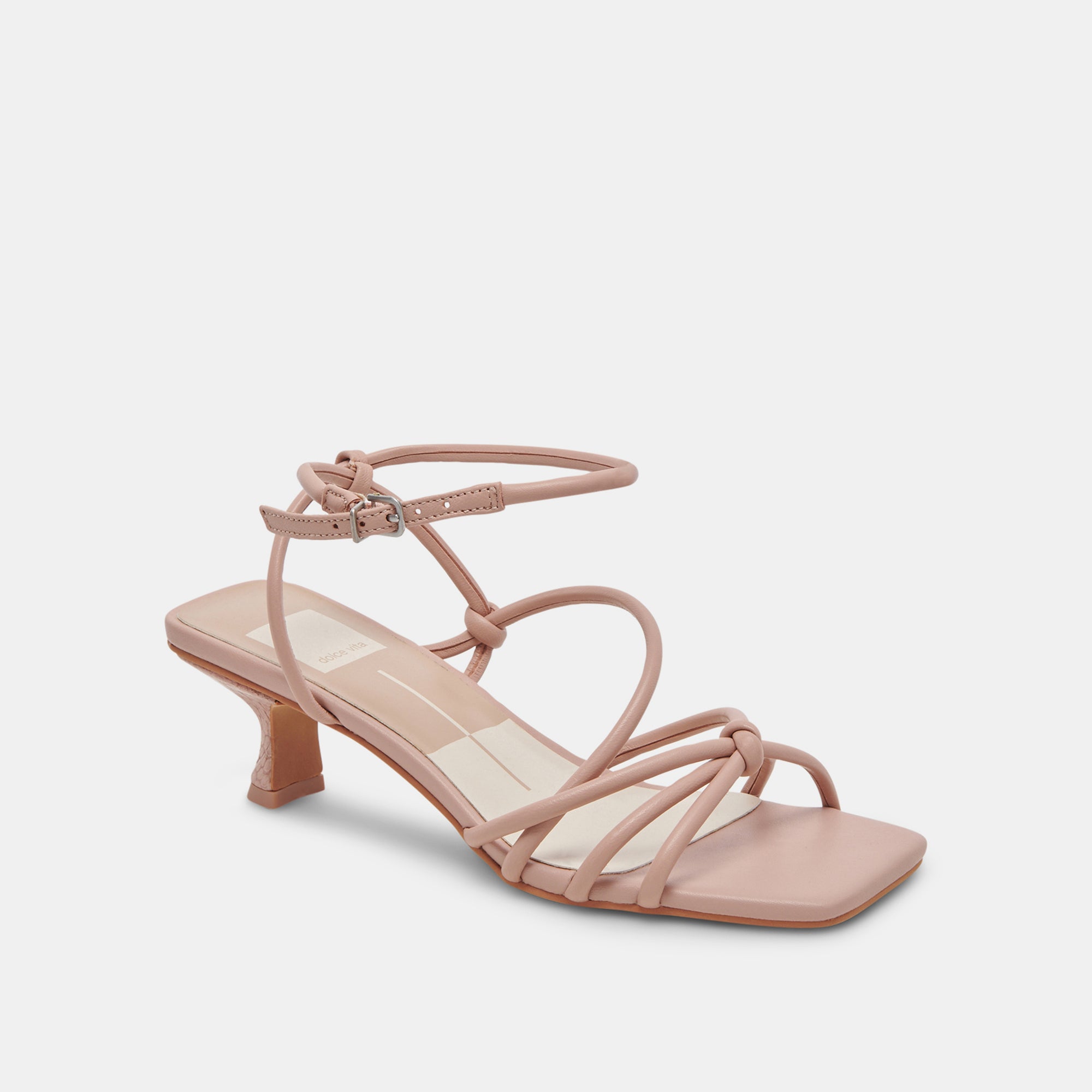 BEV HEELS Rose Leather Women's High Heels - Elegant & Comfortable Dress Shoes for Parties, Weddings & Special Occasions