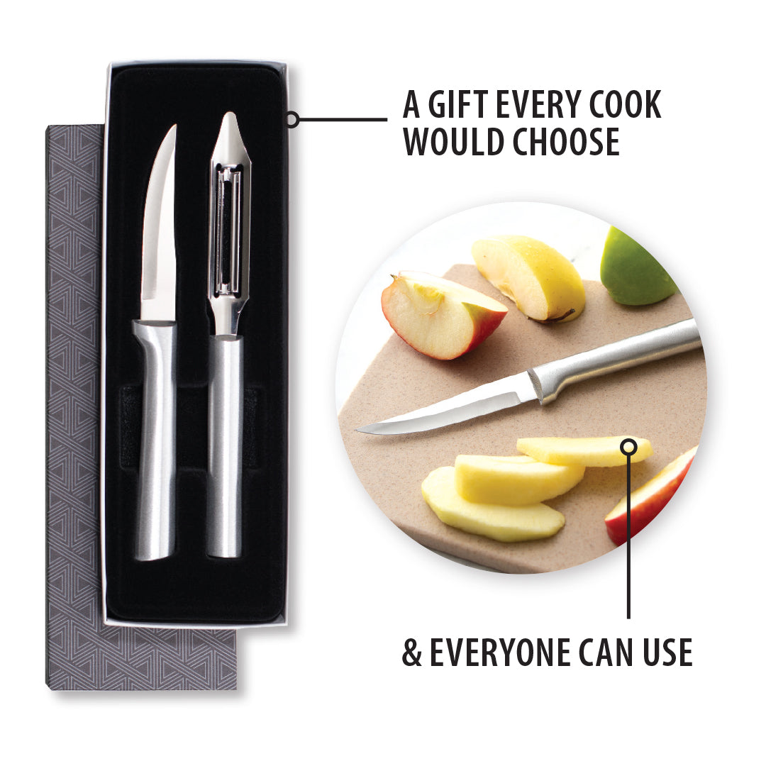 Premium Pare & Peel Gift Set - 5-Piece Kitchen Knife & Peeler Collection for Effortless Cooking - Perfect for Home Chefs, Cooking Enthusiasts & Holiday Gifts