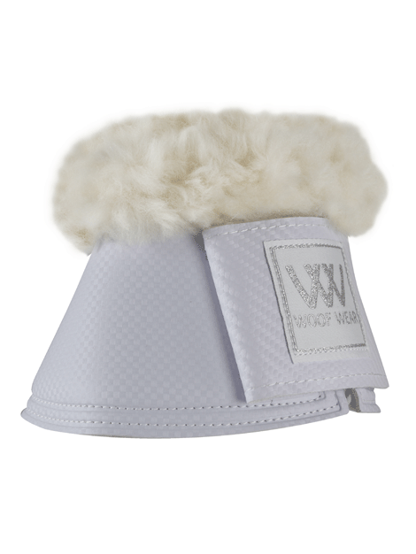 Woof Wear Pro Faux Sheepskin Overreach Boots for Horses - Breathable Protective Horse Boots for Riding, Training & Show Jumping - Prevent Overreaching Injuries