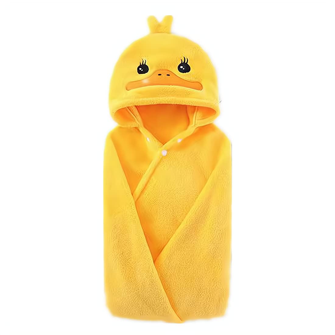 Soft Hooded Baby Towers - Absorbent Toddler Bath Towel for Boys & Girls | Cute Yellow Duck Design | Perfect for Bath Time, Swimming & Spa Days