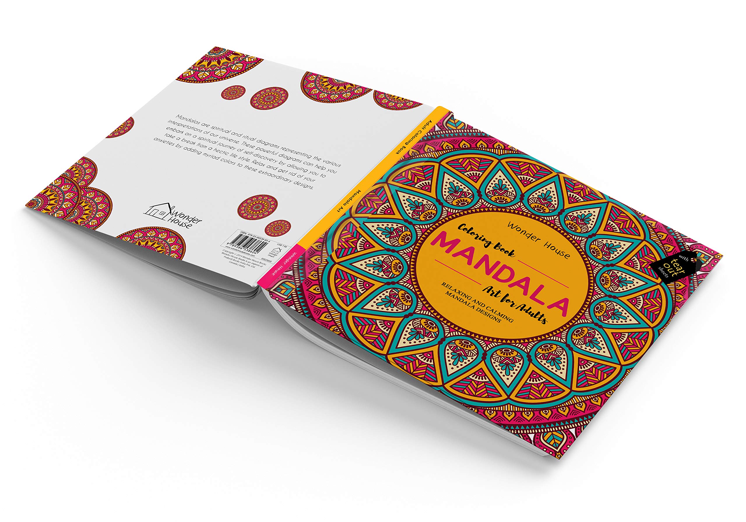 Mandala Coloring Book for Adults - Stress Relief & Relaxation with Tear-Out Sheets | Perfect for Meditation, Art Therapy & Mindful Creativity