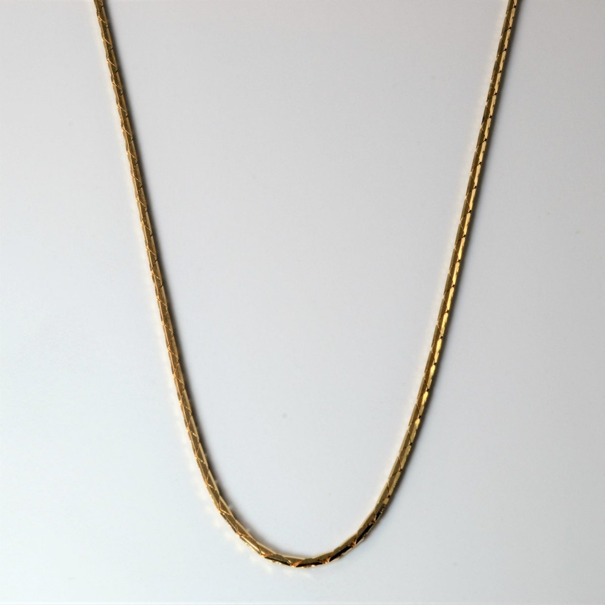 10K Yellow Gold C-Link Chain Necklace - 22 Inch Solid Gold Jewelry for Women & Men - Perfect for Everyday Wear, Gifts & Special Occasions