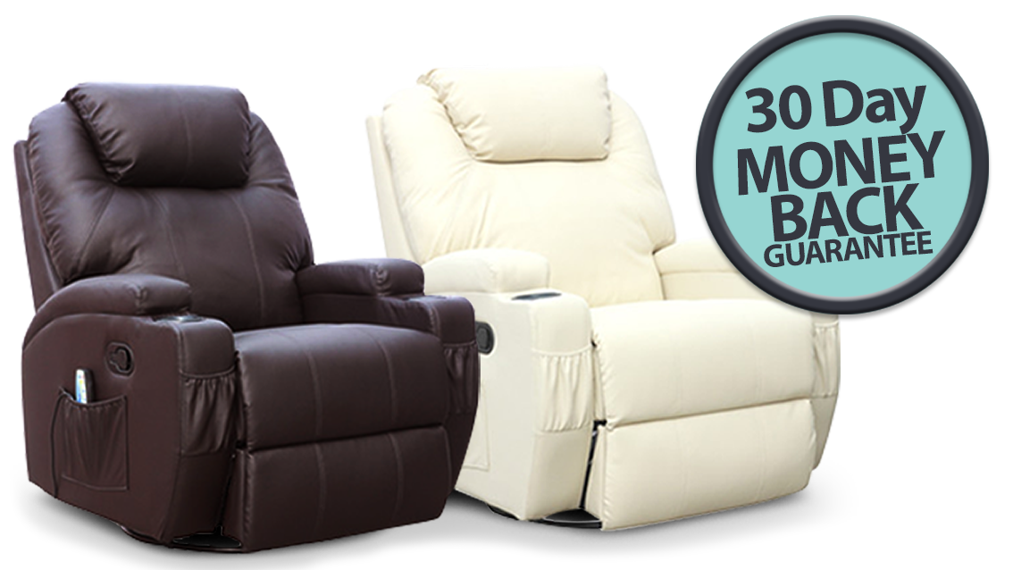 Total Bliss Recliner Chair - Premium Comfort Reclining Lounge Chair with Adjustable Backrest & Footrest - Perfect for Living Room, Home Theater & Office Relaxation
