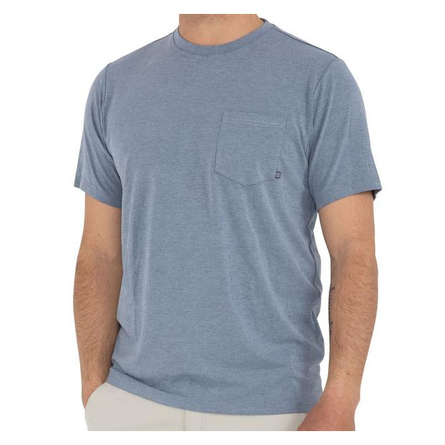 Breathable Men's Bamboo Flex Pocket T-Shirt - Soft Eco-Friendly Casual Tee for Everyday Wear, Gym & Outdoor Activities