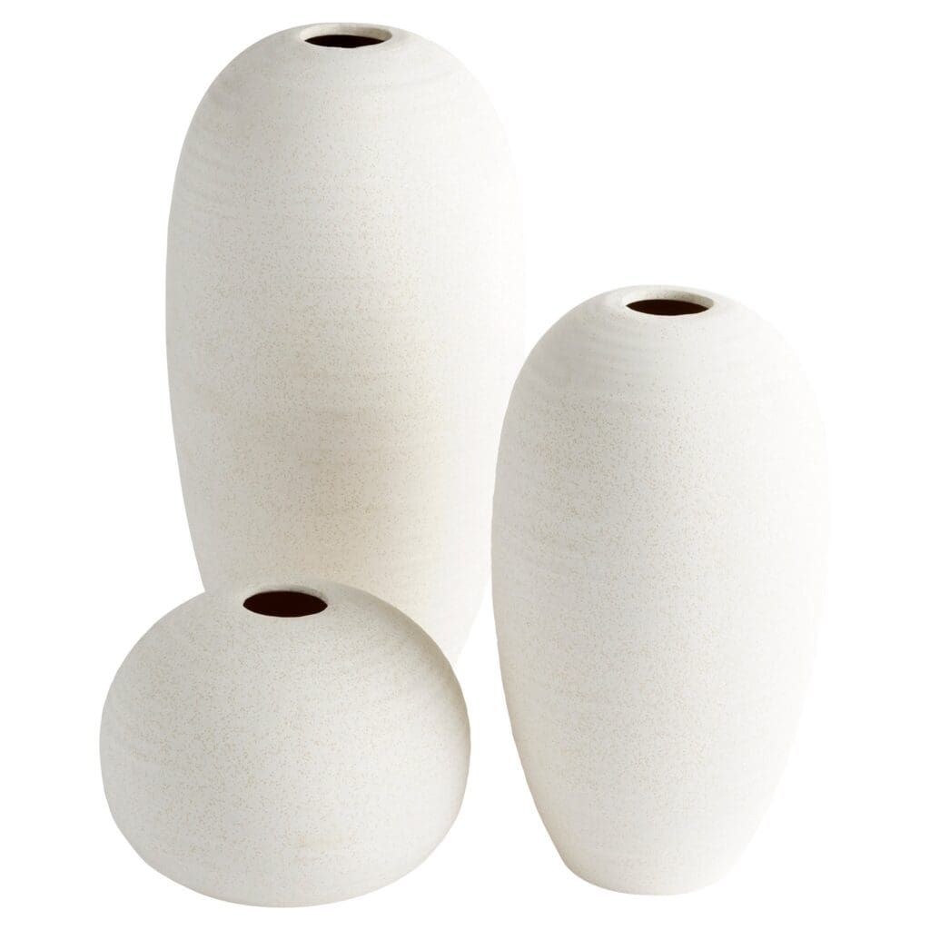 Cyan Design 11200 Small White Perennial Vase - Elegant Home Decor for Centerpieces, Wedding Flowers & Living Room Accents