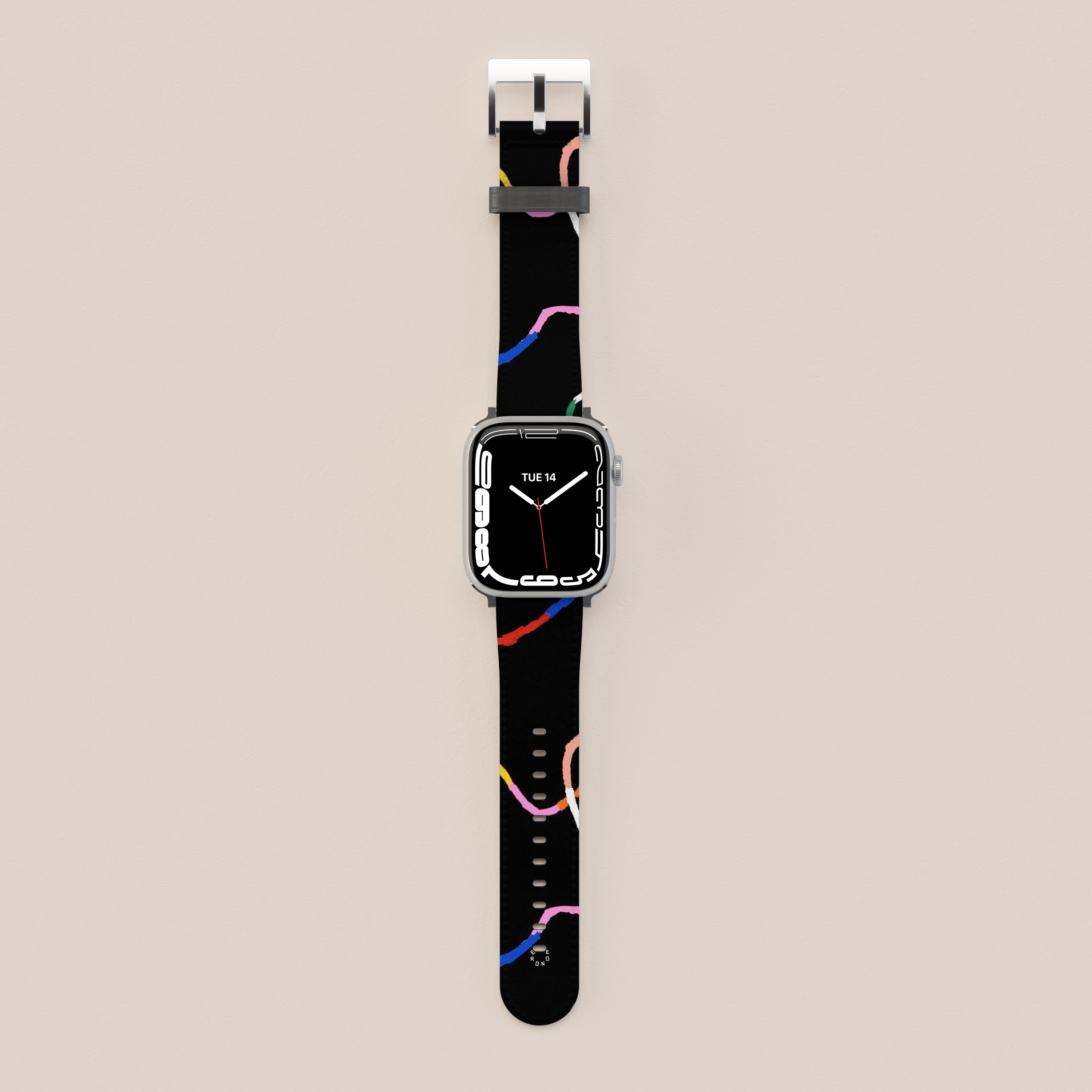 Premium Midnight Black Apple Watch Band - Soft Silicone Strap for Comfort & Style - Perfect for Workouts, Running & Everyday Wear