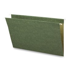 Legal Size Hanging Folders Without Tabs - Green File Folders for Office Organization, Document Storage, and Filing Cabinets