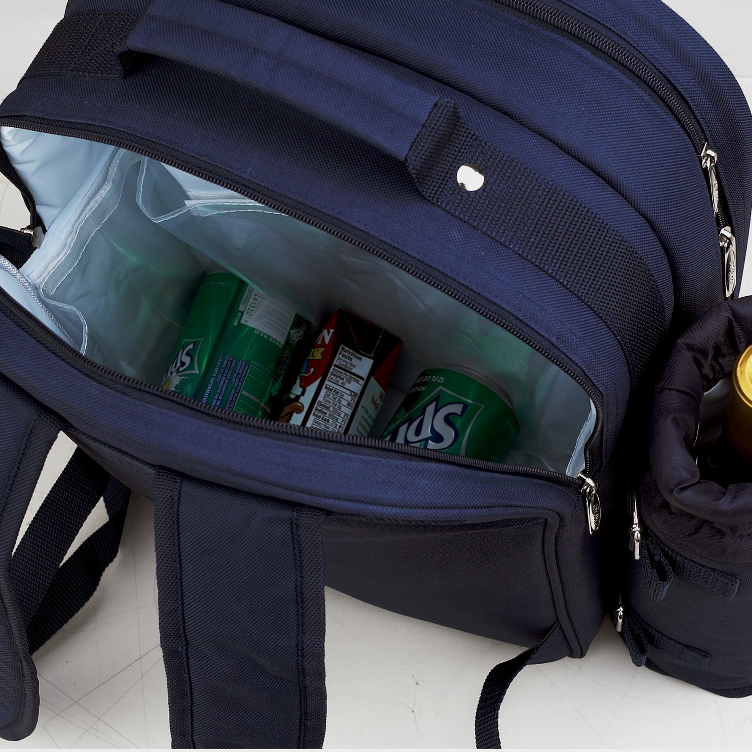 Premium Picnic Backpack for 4 with Waterproof Blanket - Insulated Cooler Compartment & Utensil Set - Perfect for Outdoor Adventures, Beach Trips & Family Picnics