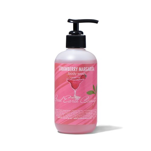 Organic Strawberry Margarita Body Wash - Natural & Vegan for Sensitive Skin - Hydrating & Moisturizing Shower Gel - Perfect for Spa Day, Gift Sets & Relaxing Bath Time