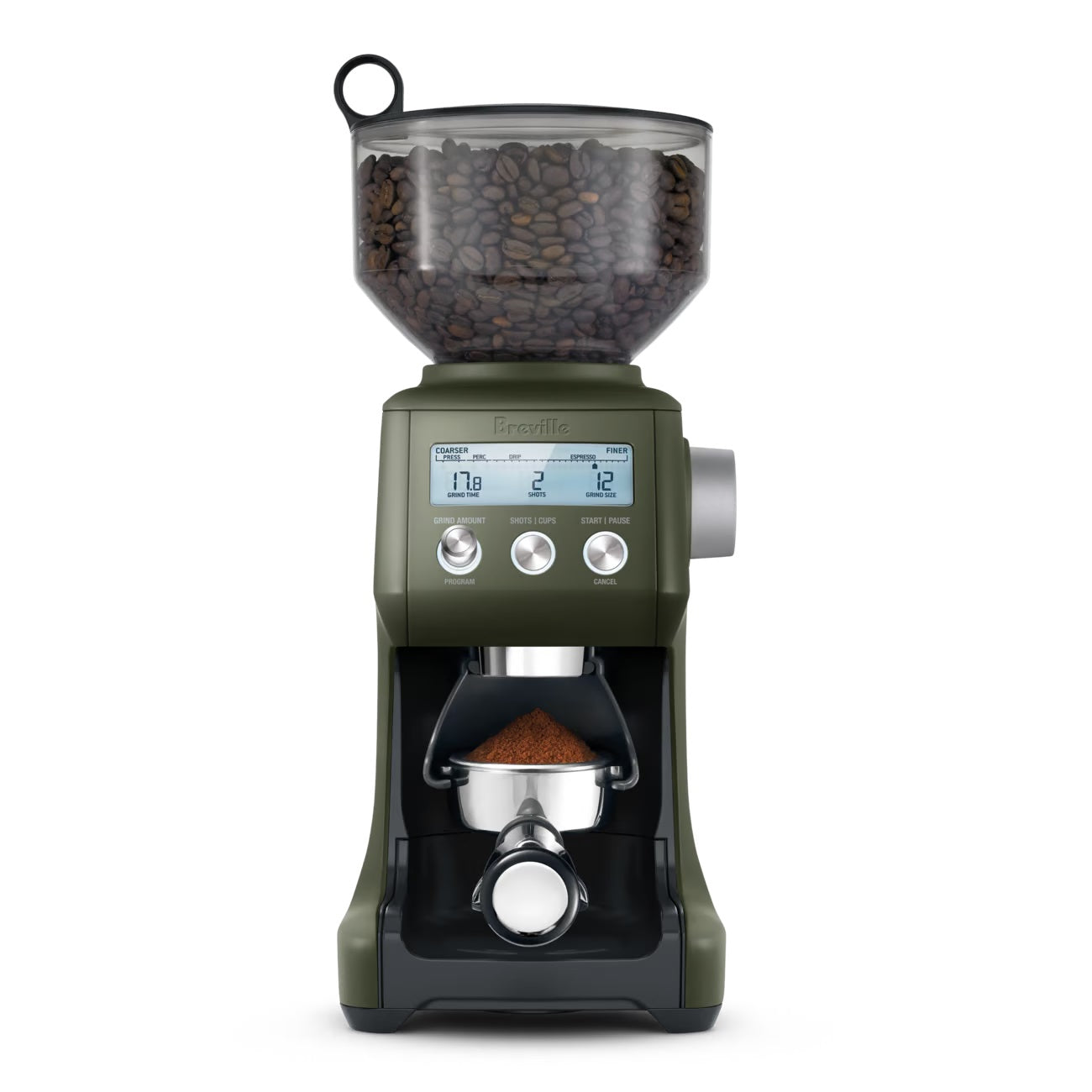 Breville Smart Grinder Pro - Premium Coffee Grinder for Espresso & Drip Coffee | Adjustable Grind Size & Portion Control | Perfect for Home Baristas & Coffee Enthusiasts | Use for Freshly Ground Coffee Every Morning