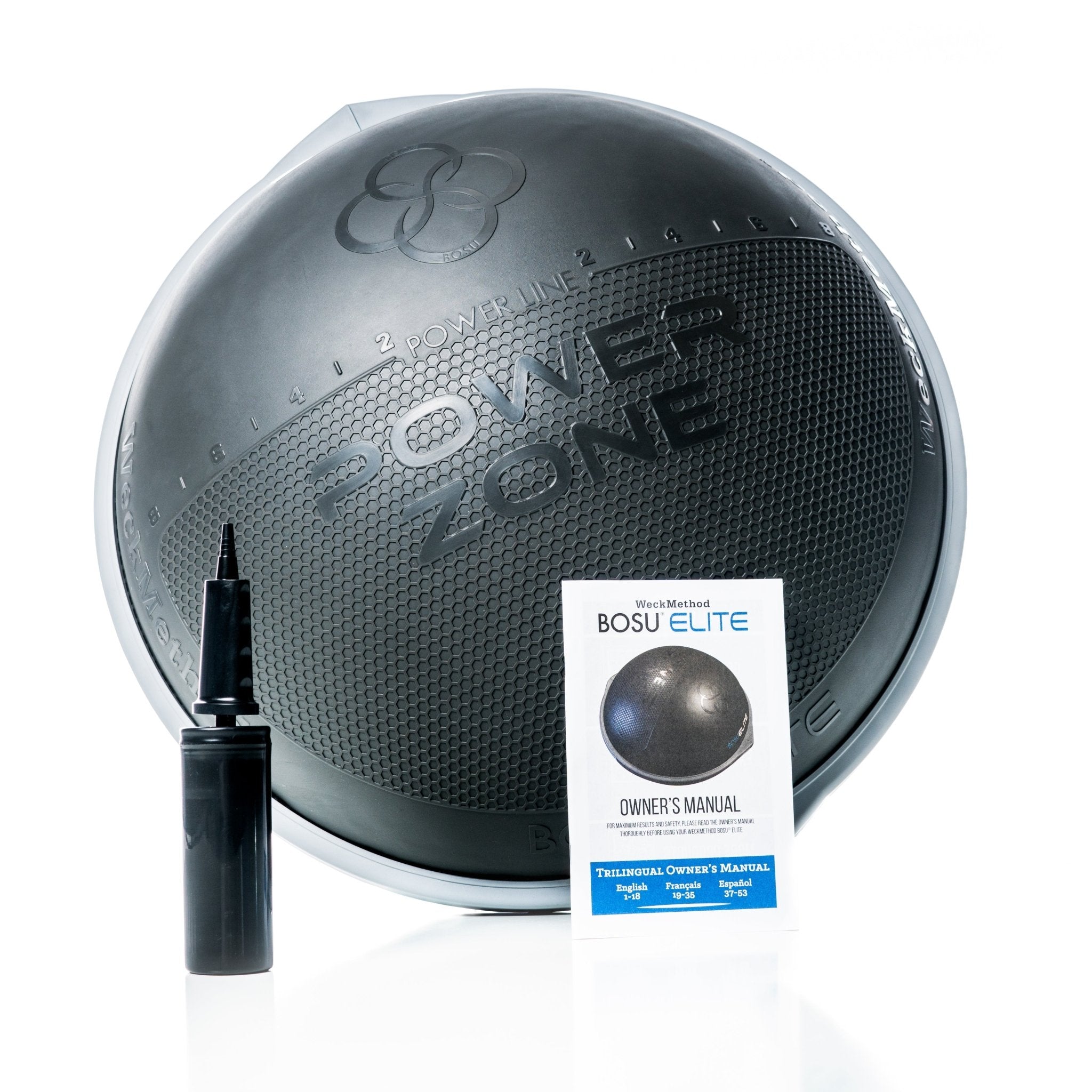 Bosu Elite 3 Balance Trainer - Professional Home & Gym Workout Equipment for Core Strength, Stability & Fitness Training | Perfect for Yoga, Pilates, Rehabilitation & Functional Exercises