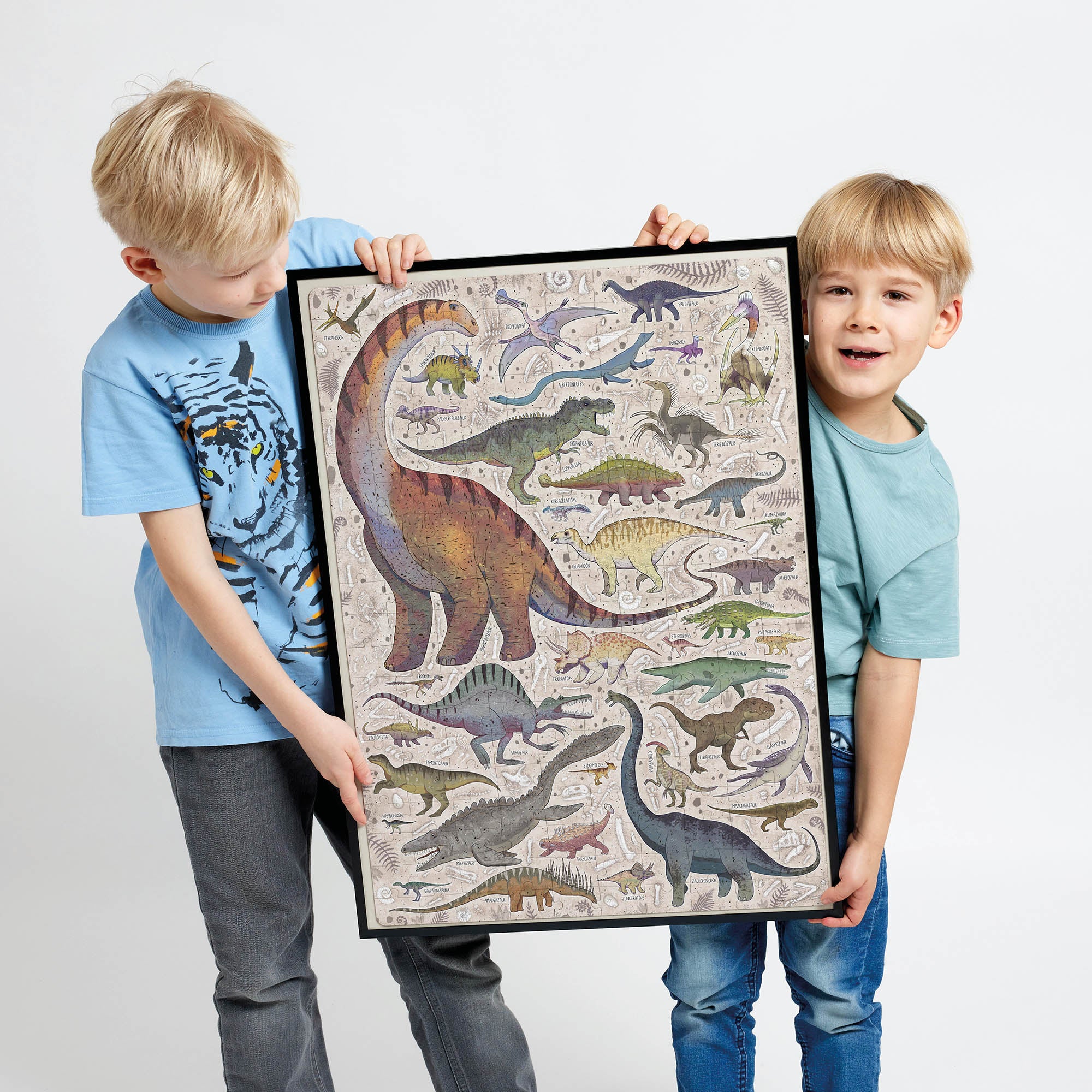Banana Panda Puzzlove Dinosaurs Jigsaw Puzzle 200 Pieces - Educational Kids Puzzle for Dinosaur Lovers, Perfect for Family Game Night & Classroom Learning Activities