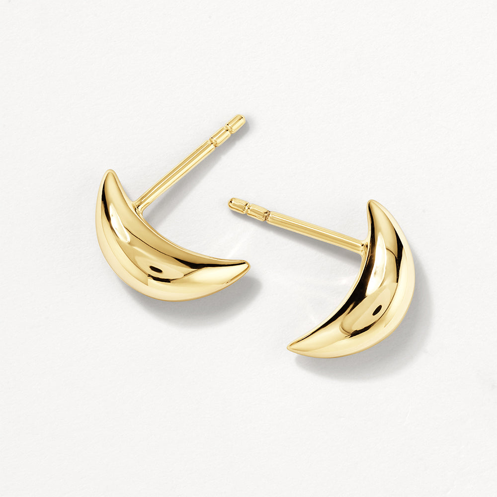 Mini Dome Stud Earrings - 14K Gold Plated Hypoallergenic Earrings for Women, Perfect for Everyday Wear & Special Occasions
