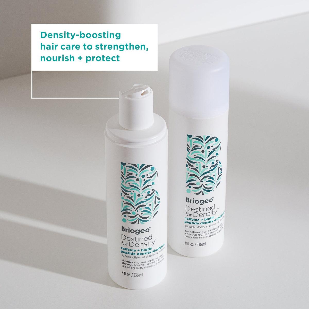 Destined For Density Caffeine & Biotin Peptide Shampoo for Hair Growth - Volumizing & Thickening Treatment for Thinning Hair - Daily Use for Men & Women