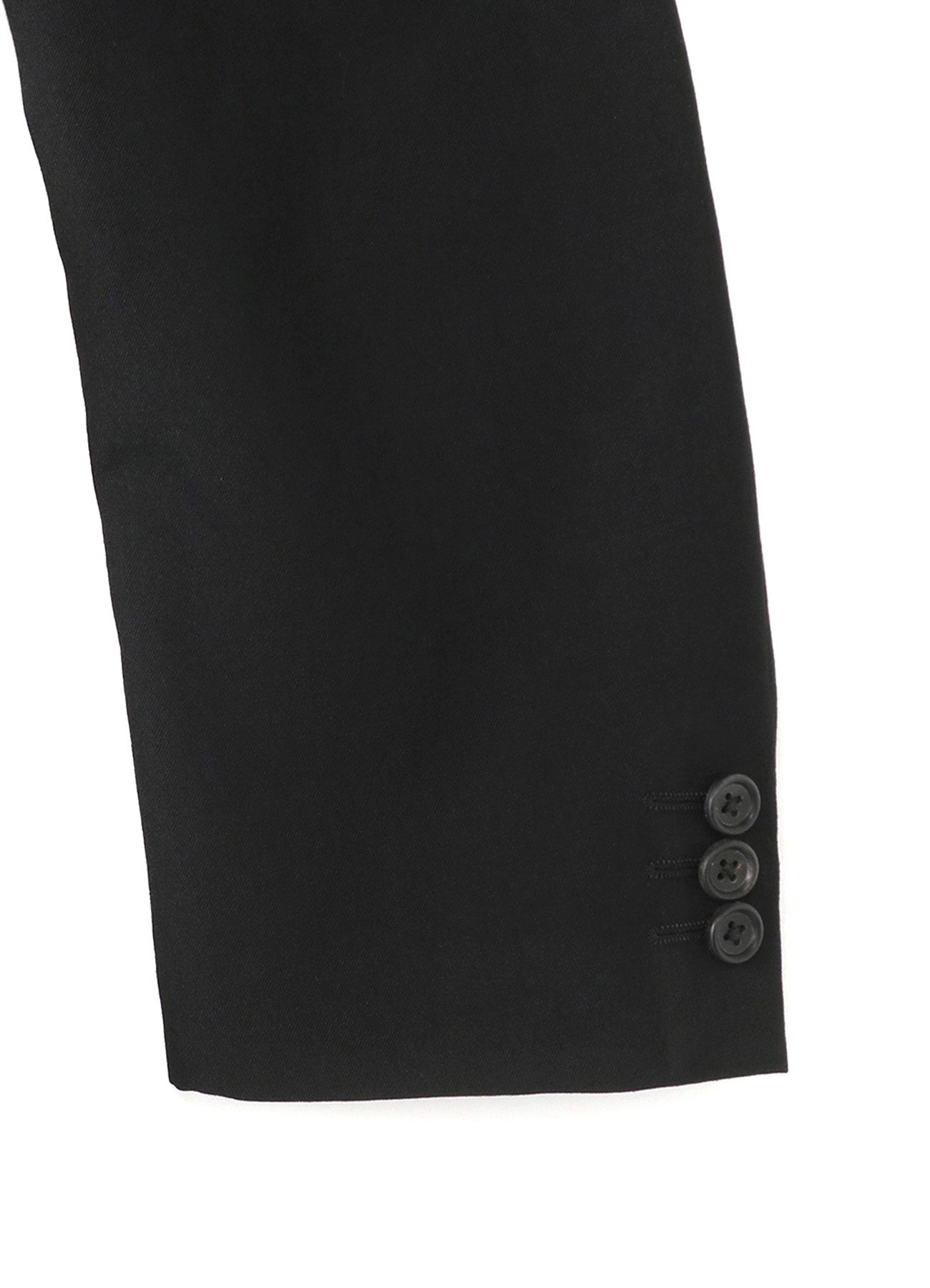 Men's Wool Gabardine Three-Button Single-Breasted Suit Jacket - Formal Business Attire & Office Wear for Professional Occasions