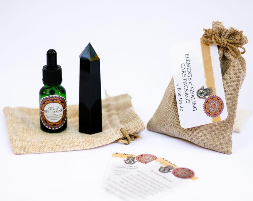 Elements Of Healing Kit - Natural Aromatherapy & Essential Oils Set for Stress Relief, Relaxation & Self-Care | Perfect for Home Spa, Yoga, Meditation & Gift Giving