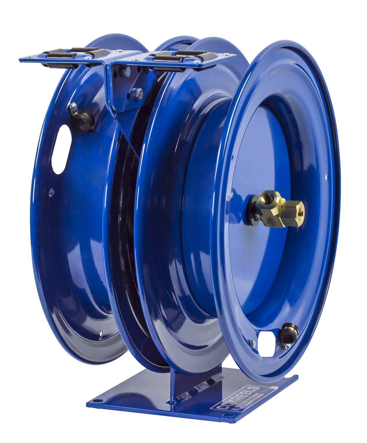 Dual Purpose Spring Rewind Hose Reel for Air, Water & Oil - Coxreels C-LPL-325-325 | 3/8