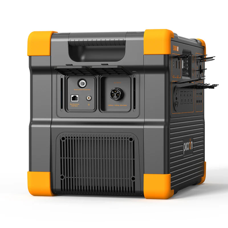Pecron E3600 LFP 3600W 3072Wh Portable Solar Generator with Optional Solar Panel Bundle | 5-Year Warranty | Off-Grid Power for Camping, RV & Emergency Backup